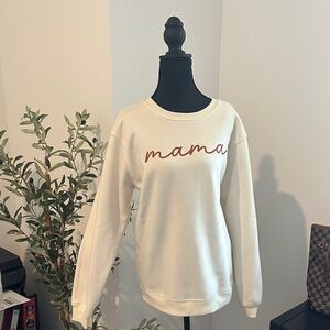 Cream 'Mama' Sweater